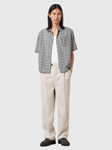 AllSaints regular Παντελόνι με τσάκιση σε γκρι