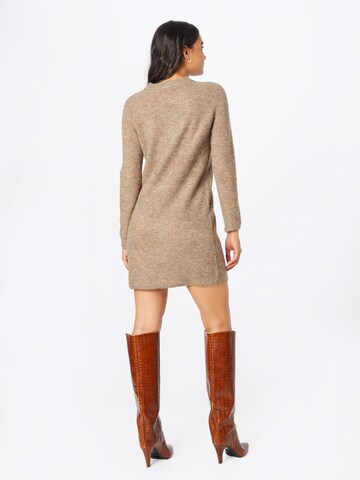 PIECES Knit dress 'Ellen' in Brown