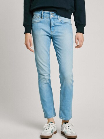 Pepe Jeans Slimfit Jeans 'New Brooke' in Blau: Vorderseite