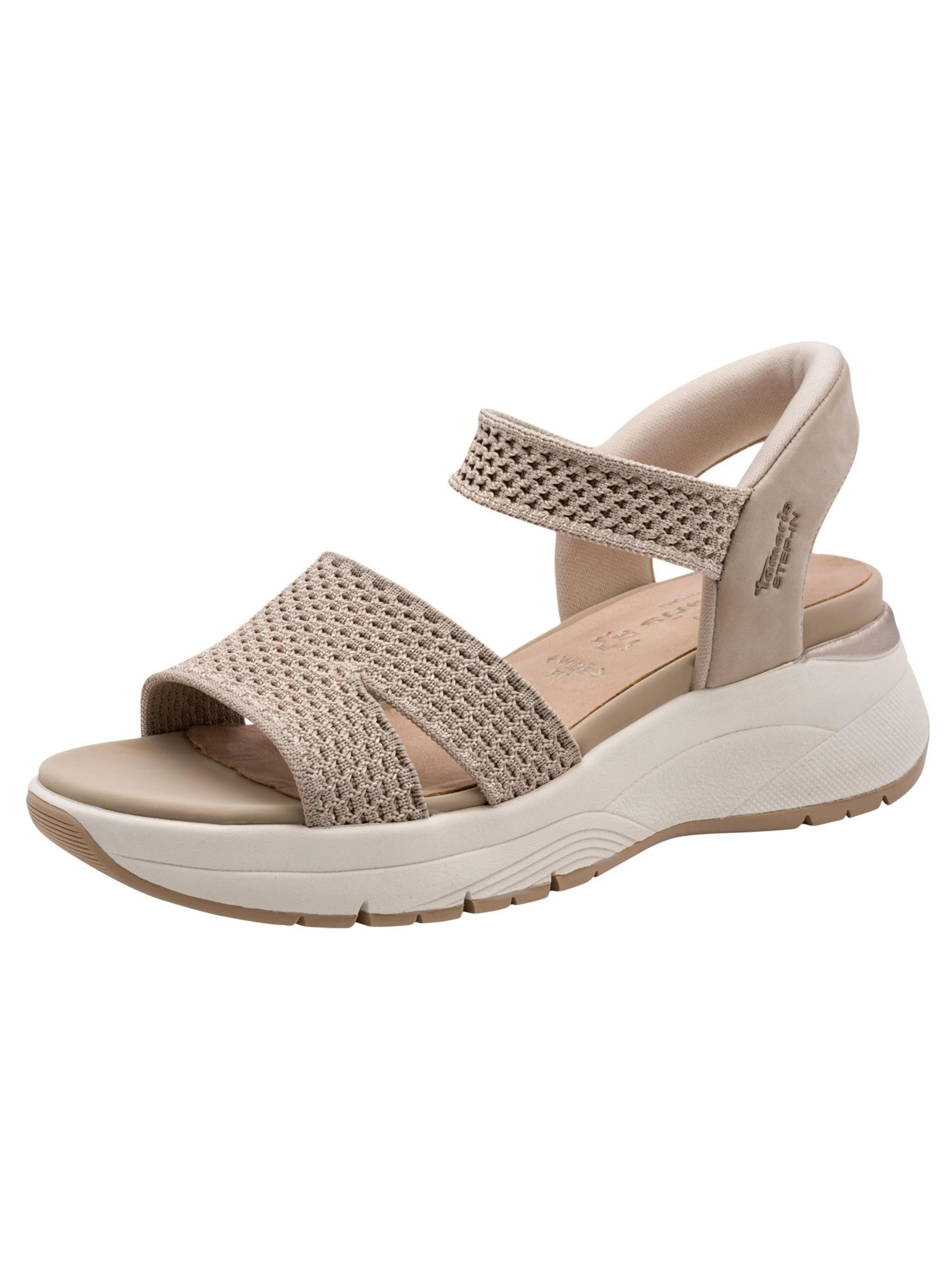 Tamaris Sandal in Beige: front