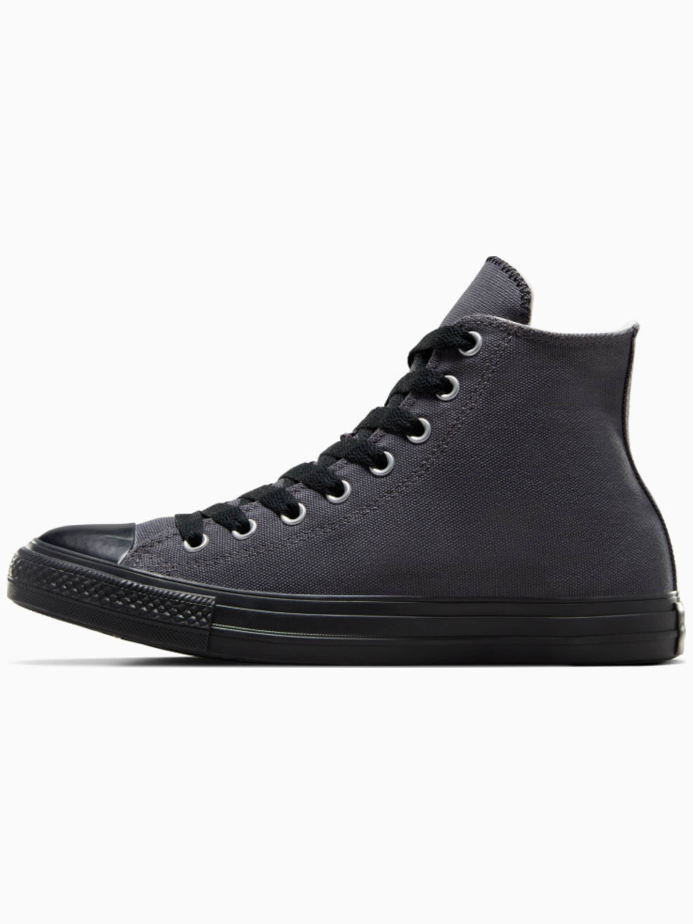 CONVERSE - Zapatillas deportivas altas en negro: frente