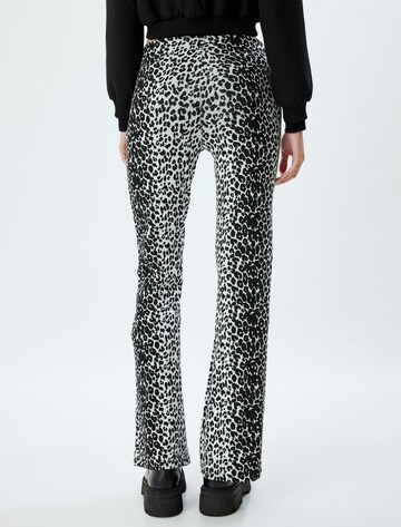 Koton Flared Trousers in Black