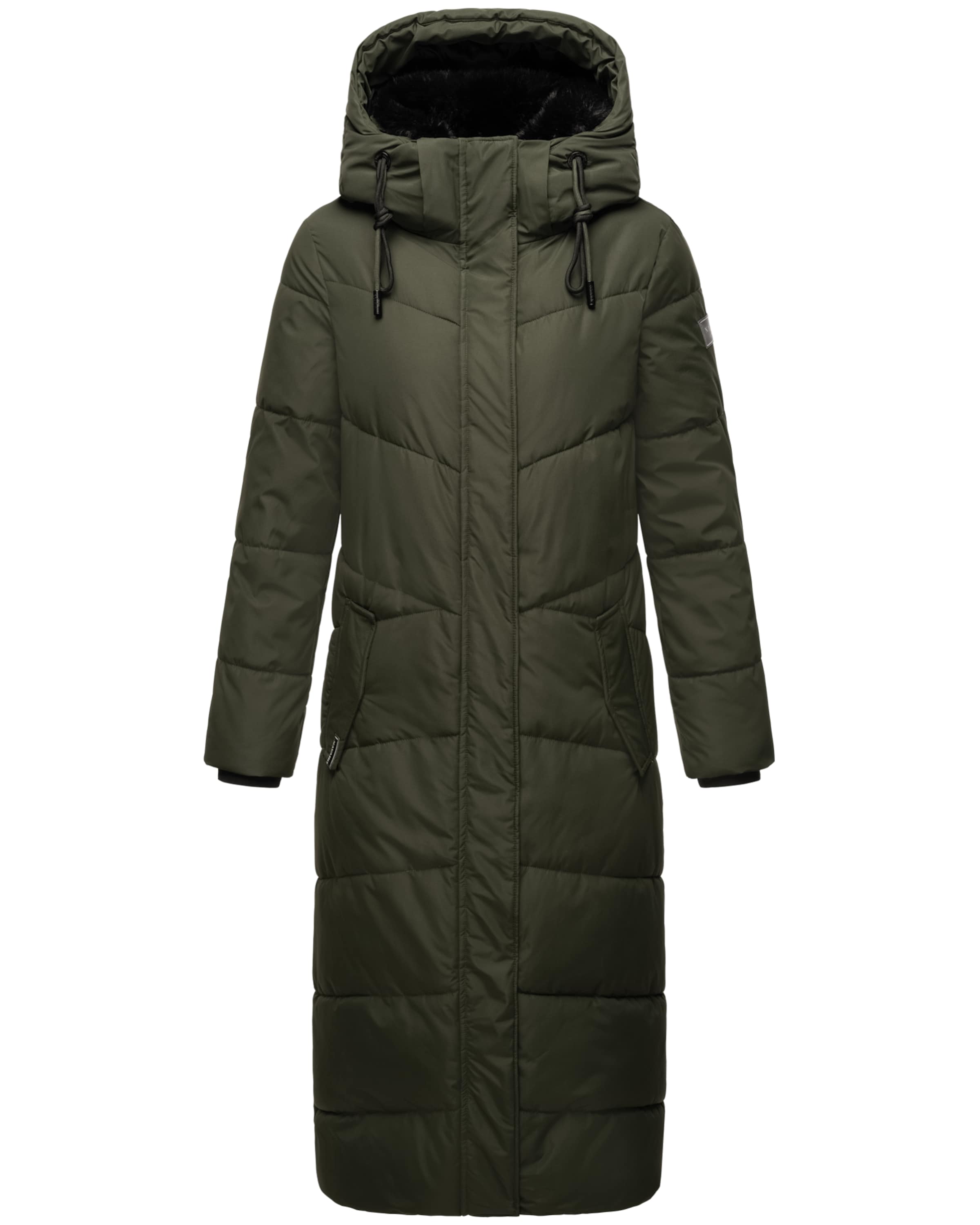 NAVAHOO Χειμερινό παλτό 'Hingucker XIV' σε πράσινο: μπροστά