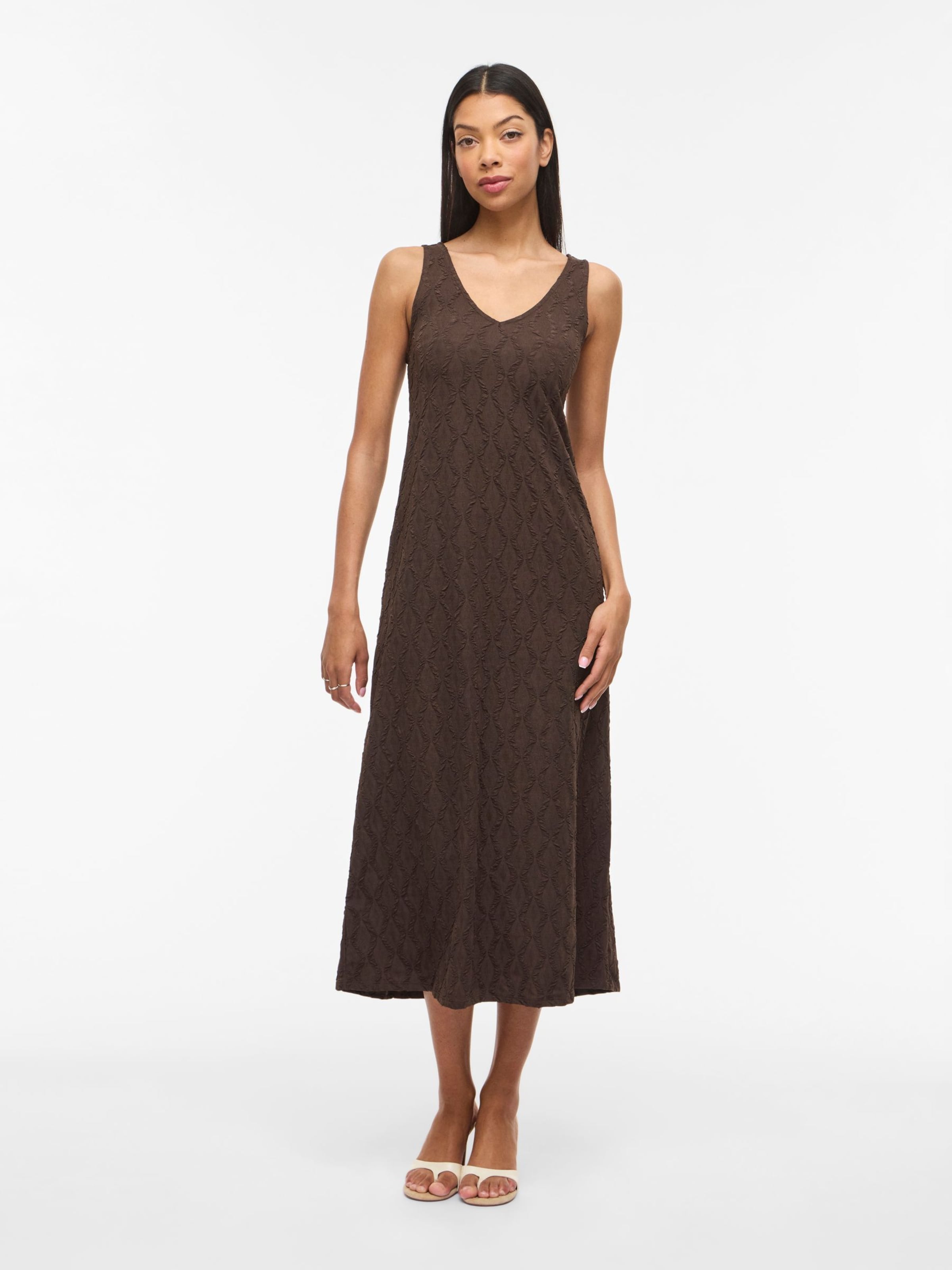 VILA Kjole 'VIMIST' i brun