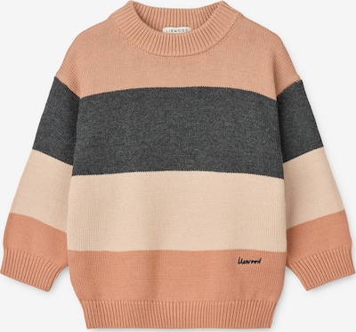 Megztinis 'Orlane' iš Liewood, spalva – tamsiai pilka / persikų spalva / pudros spalva, Prekių apžvalga