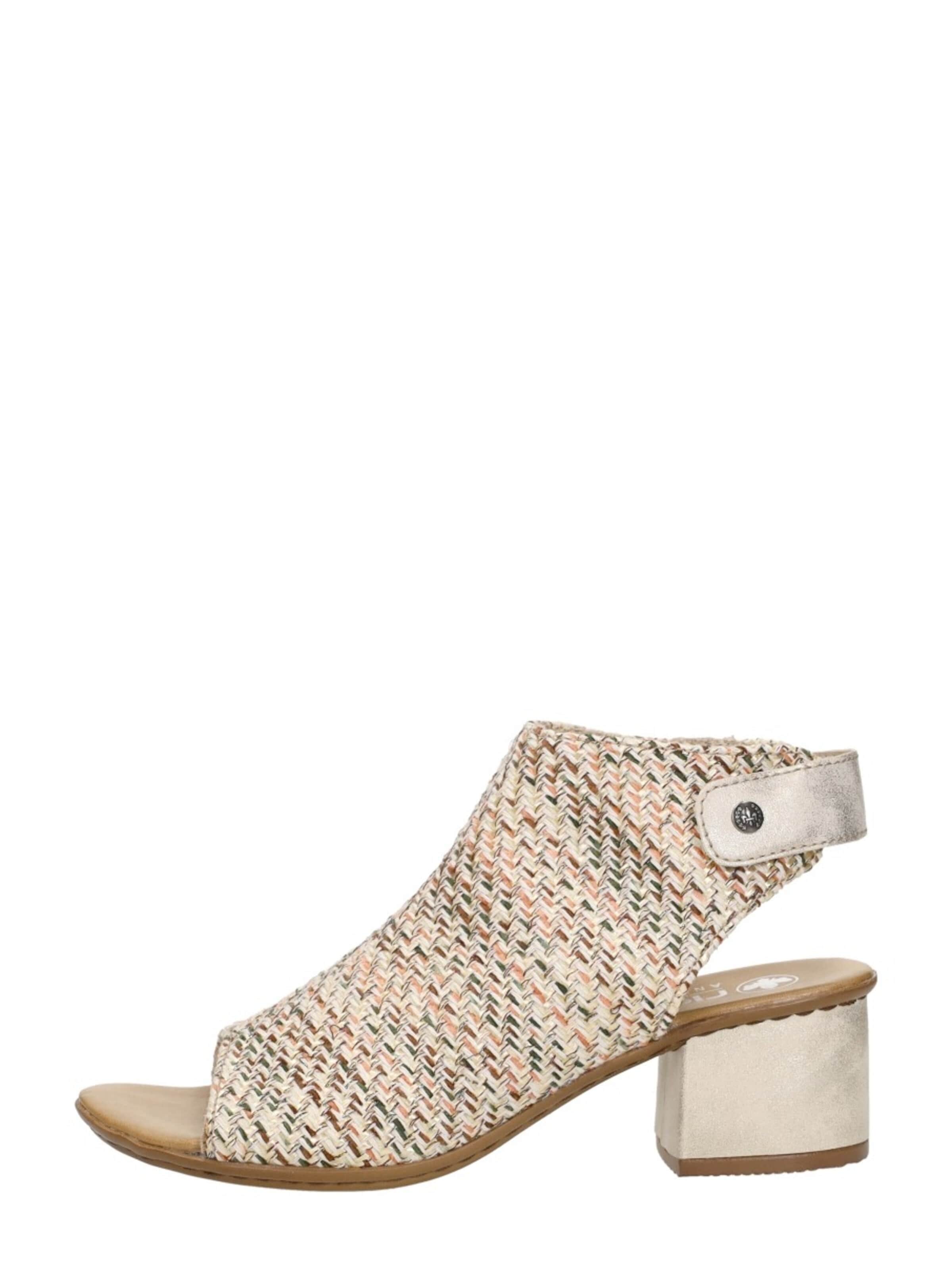 Rieker Sandaal 'Sandalen Hak' in Beige: voorkant