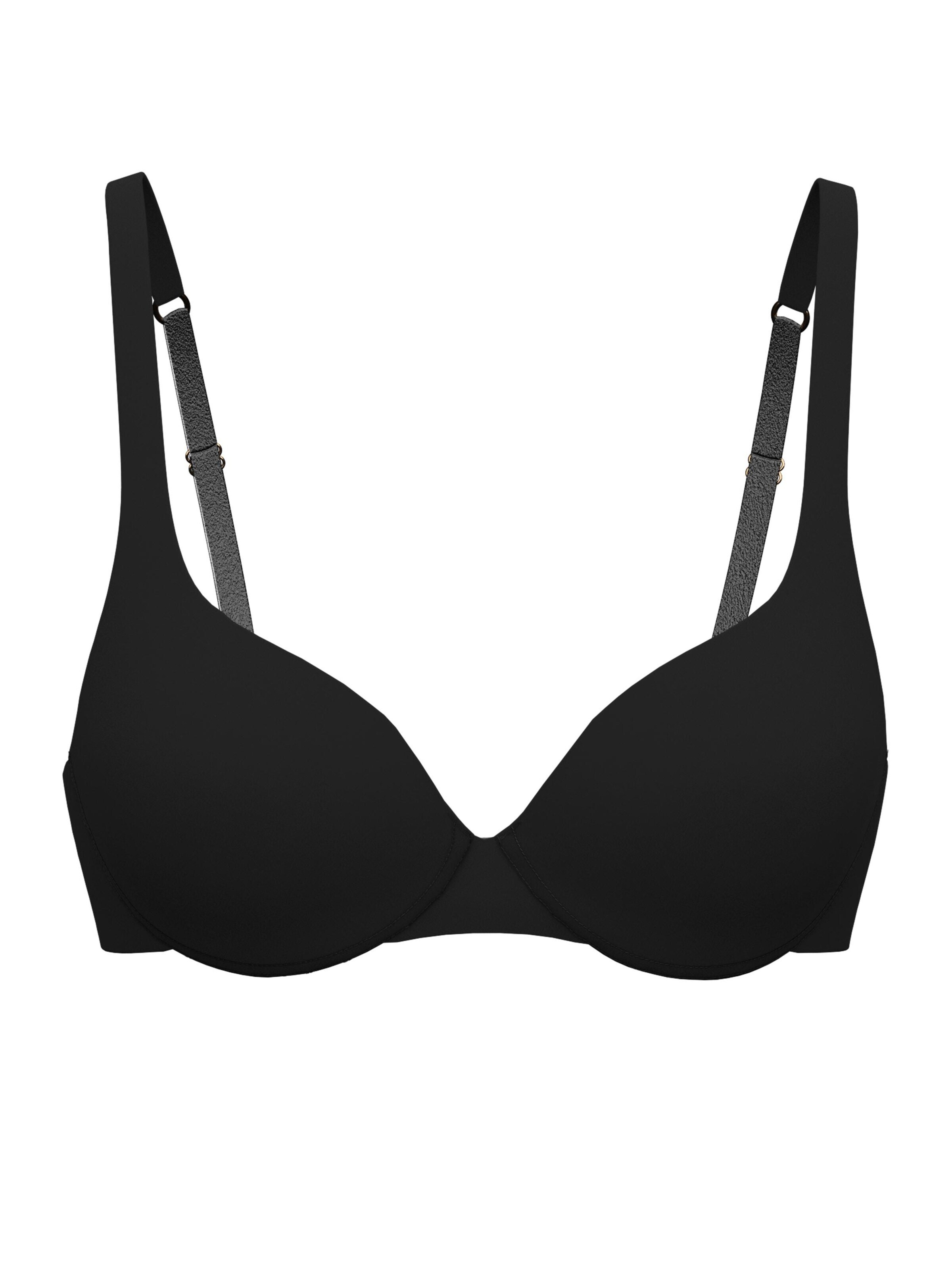 Classico Reggiseno 'Sleek Skin' di CALIDA in nero: frontale