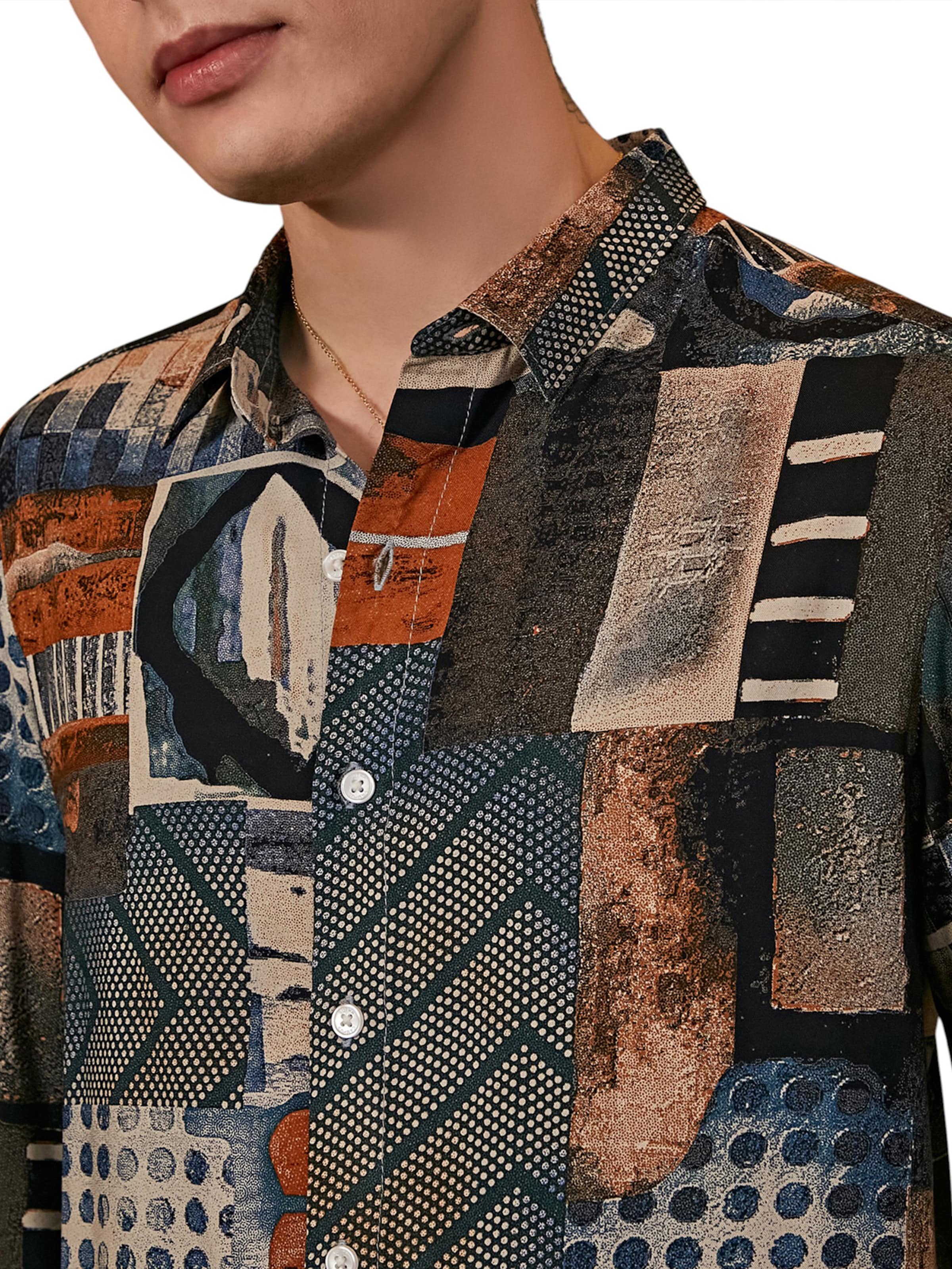 Regular fit Camicia 'Emmalyn' di Campus Sutra in nero