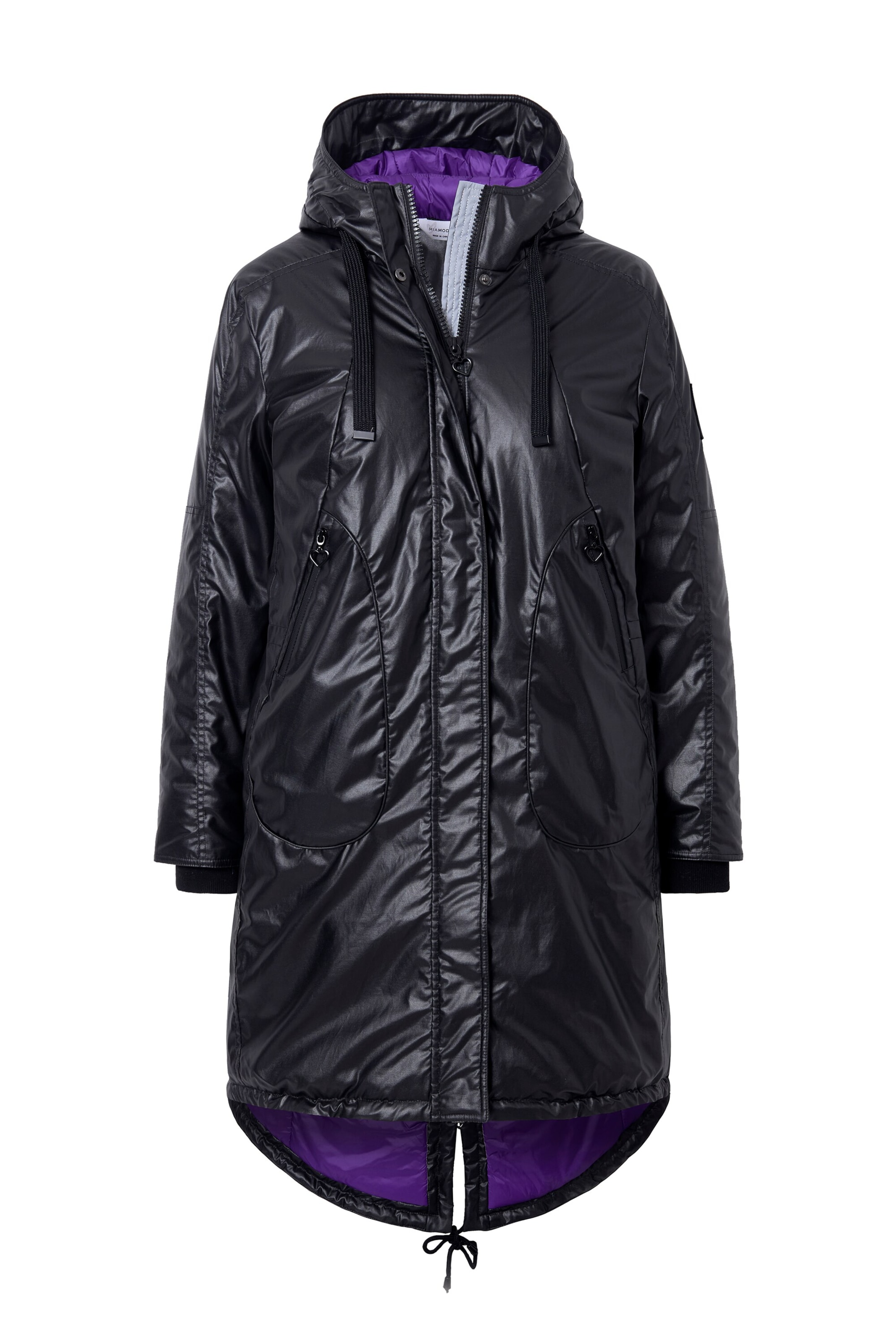 MIAMODA Winterjas in Zwart: voorkant