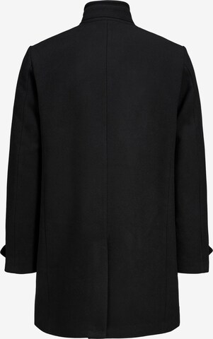 Manteau mi-saison 'MELTON' Jack & Jones Plus en noir