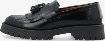 Chaussure basse 'LEO ' Bianco en noir : devant