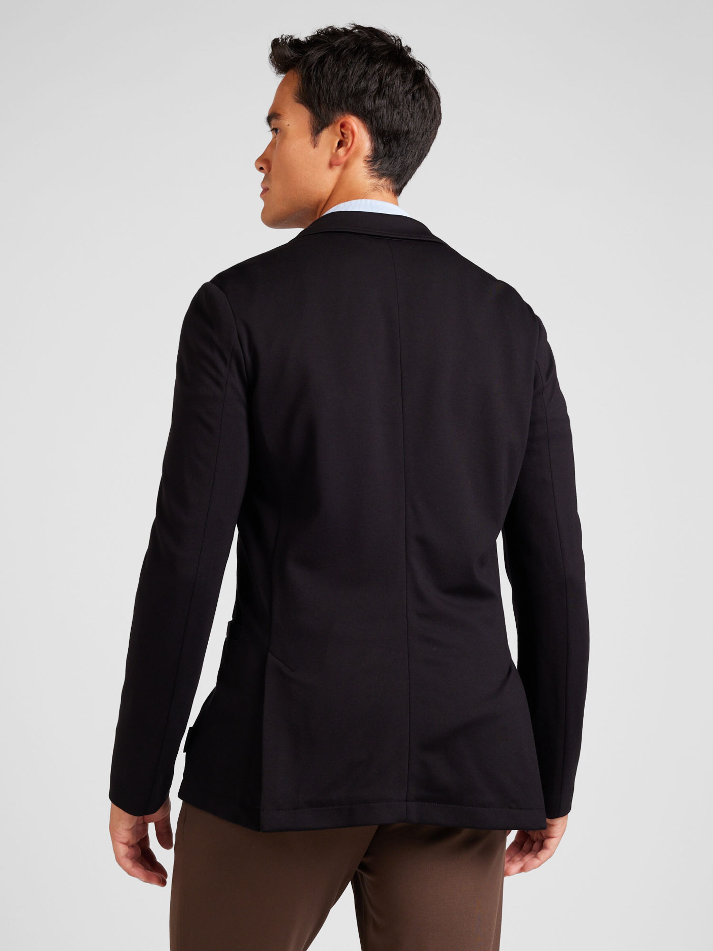 Coupe regular Veste de costume GIACCA ARMANI EXCHANGE en Noir ABOUT YOU
