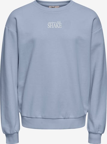 Sweat-shirt 'KOGPhilea' ONLY GIRLS en bleu : devant