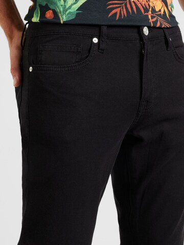 FRAME Slimfit Jeans in Zwart