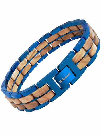 Holzwerk Bracelet 'OBERSEE' in Blue: front