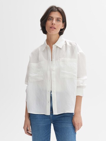 Camicia da donna 'Filonso' di OPUS in bianco: frontale