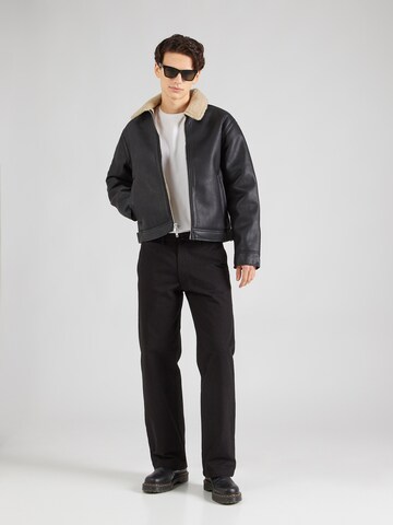 Abercrombie & Fitch Jacke in Schwarz