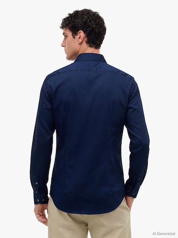TOMMY HILFIGER Slim fit Business shirt in Blue