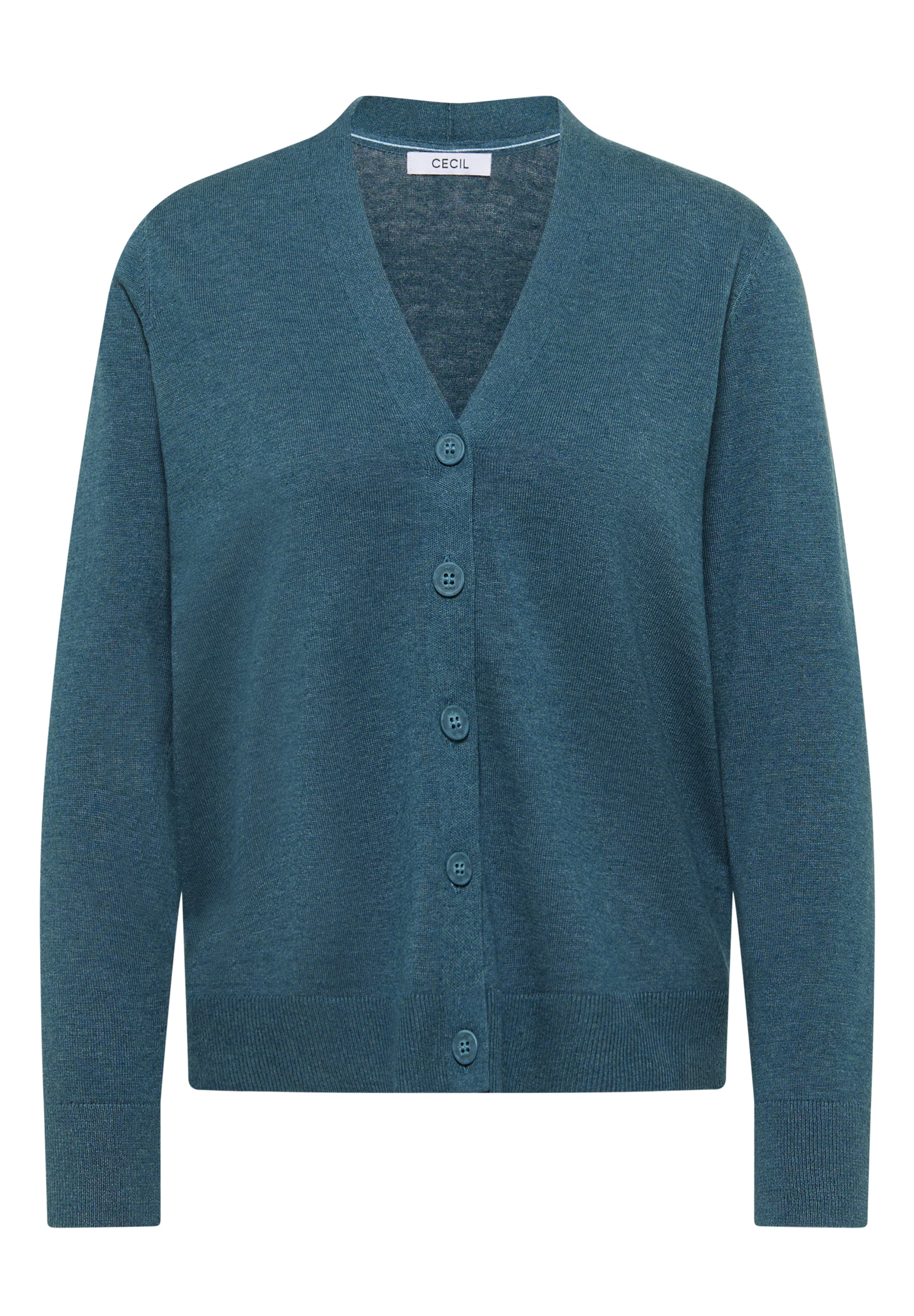 CECIL Knit Cardigan in Blue: front