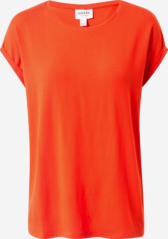 T-shirt 'AVA ' VERO MODA en rouge : devant