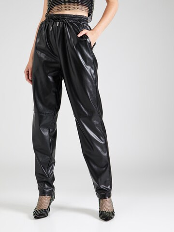 Regular Pantalon 'NEW VIOLA' GUESS en noir : devant