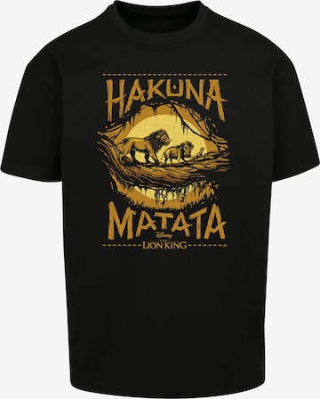 F4NT4STIC T-Shirt 'König der Löwen Hakuna Matata' in Schwarz: Vorderseite