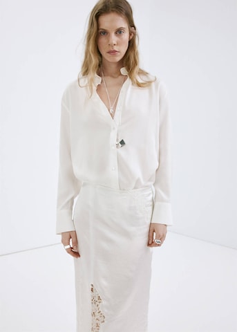 MANGO Skirt 'Amor' in White