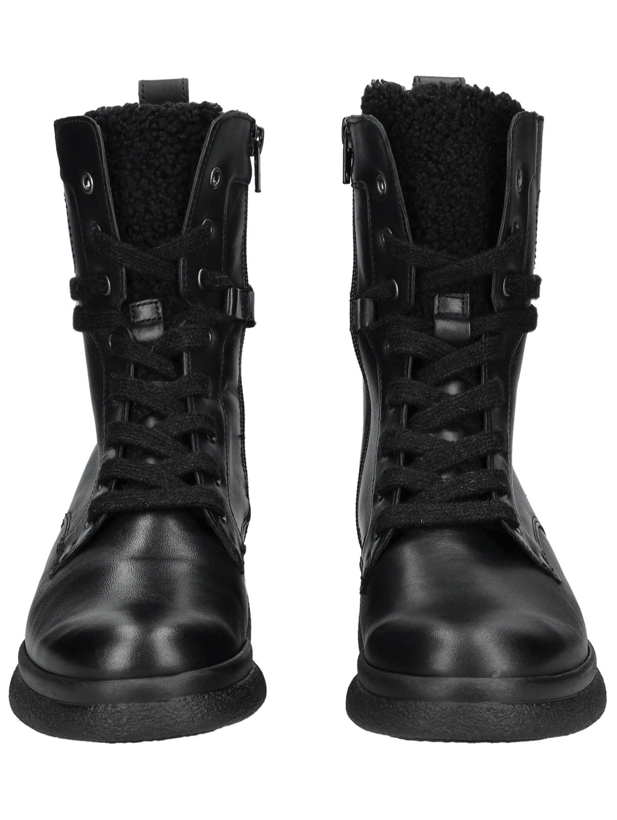 GABOR Lace-up bootie in Black