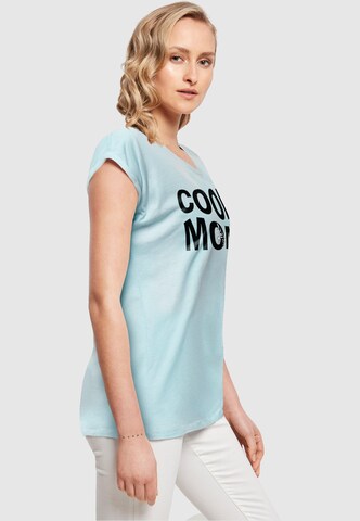 Merchcode T-Shirt 'Mothers Day - Cool mom' in Blau