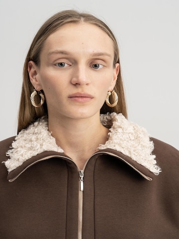 Touche Prive Sweatshirt in Bruin
