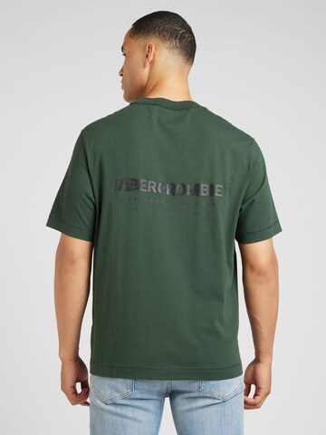 T-Shirt 'IN THE STANDS' Abercrombie & Fitch en vert : devant