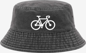Neverless Hut 'Fahrrad' in Schwarz: Vorderseite