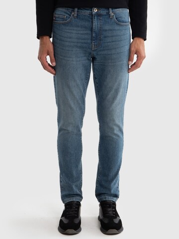 BIG STAR Regular Jeans 'Harper' in Blauw: voorkant