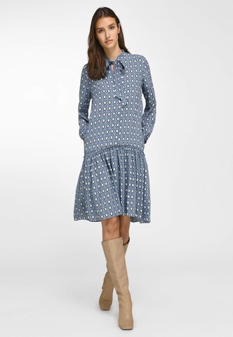 Robe-chemise portray berlin en bleu : devant