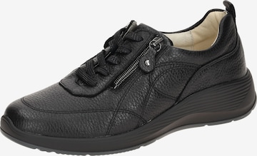 WALDLÄUFER Schnürschuh 'Waldläufer Kalea Schuhe schwarz K-Weite 698004' in Schwarz: Vorderseite