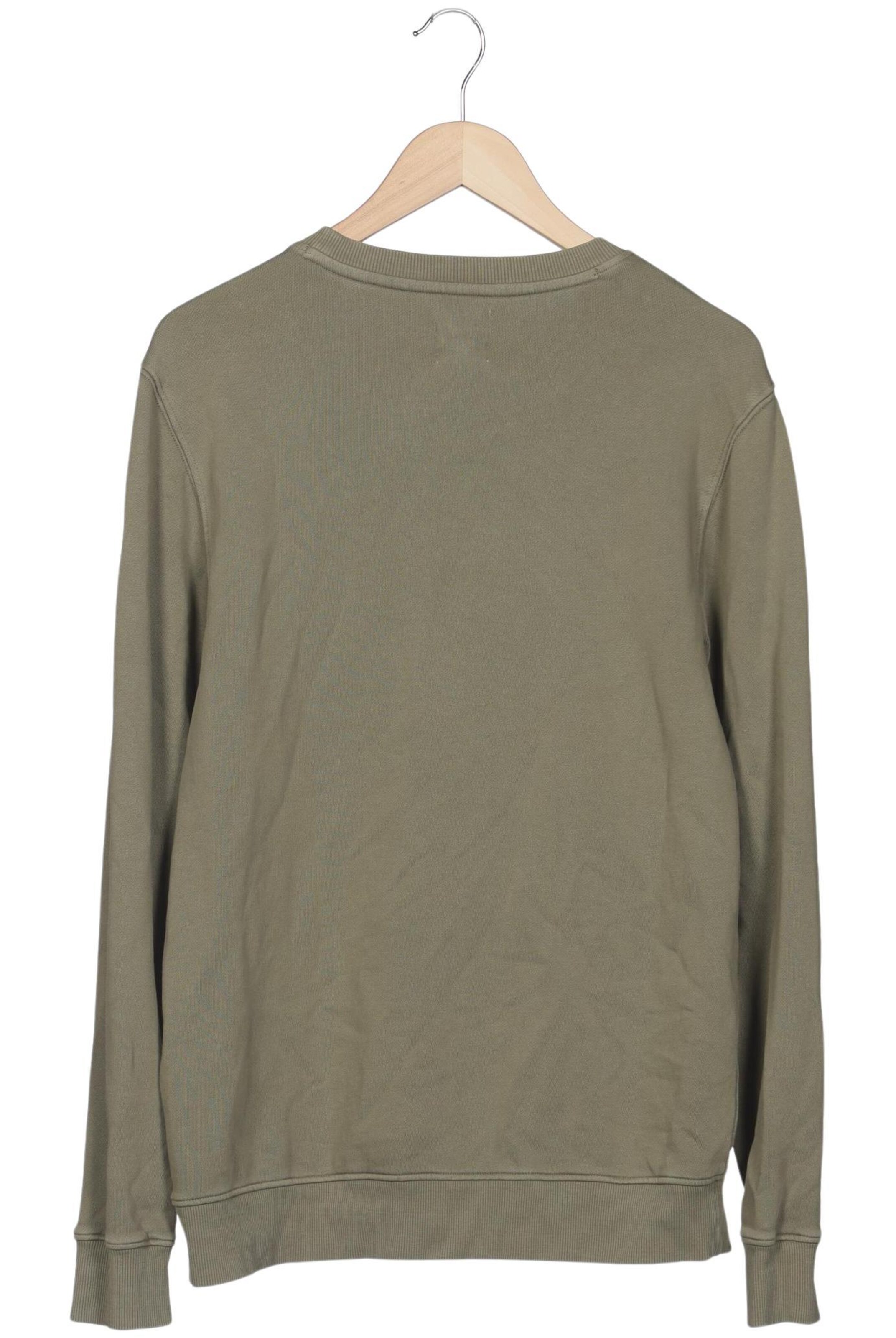 hessnatur Sweatshirt & Zip-Up Hoodie in S in Green