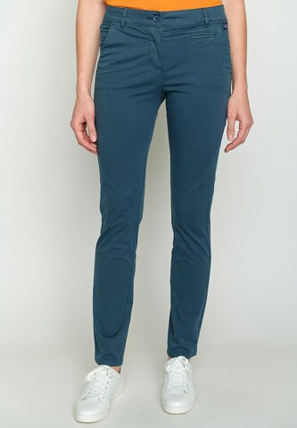 GREENBOMB Chino in Groen: voorkant