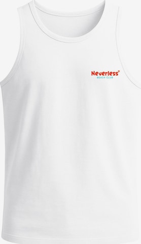 Neverless Shirt 'Catch me at the Beach' in Red: front