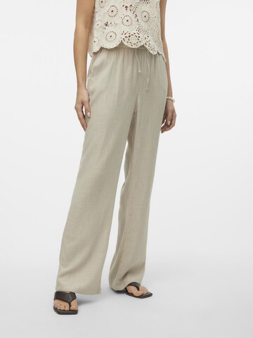 VERO MODA regular Bukser 'Line' i beige: forside