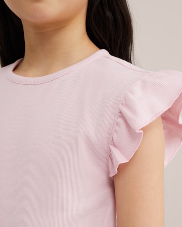 WE Fashion Футболка в Ярко-розовый