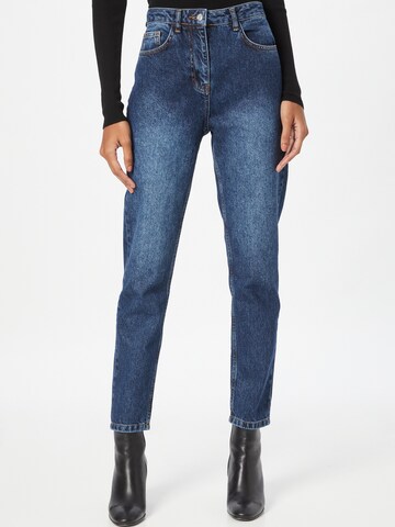 Warehouse Tapered Jeans i blå: framsida