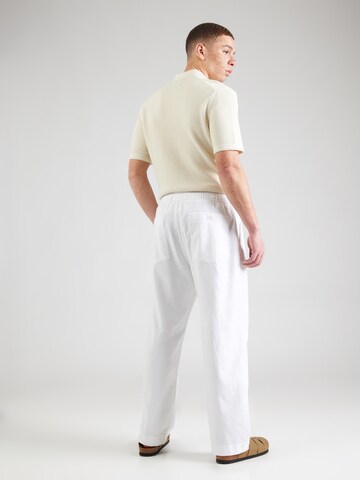 Baggy Pantalon Abercrombie & Fitch en blanc