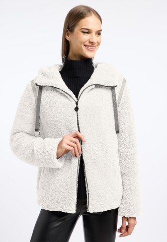 Frieda & Freddies NY Fleecejacke 'Chuck 2' in Weiß