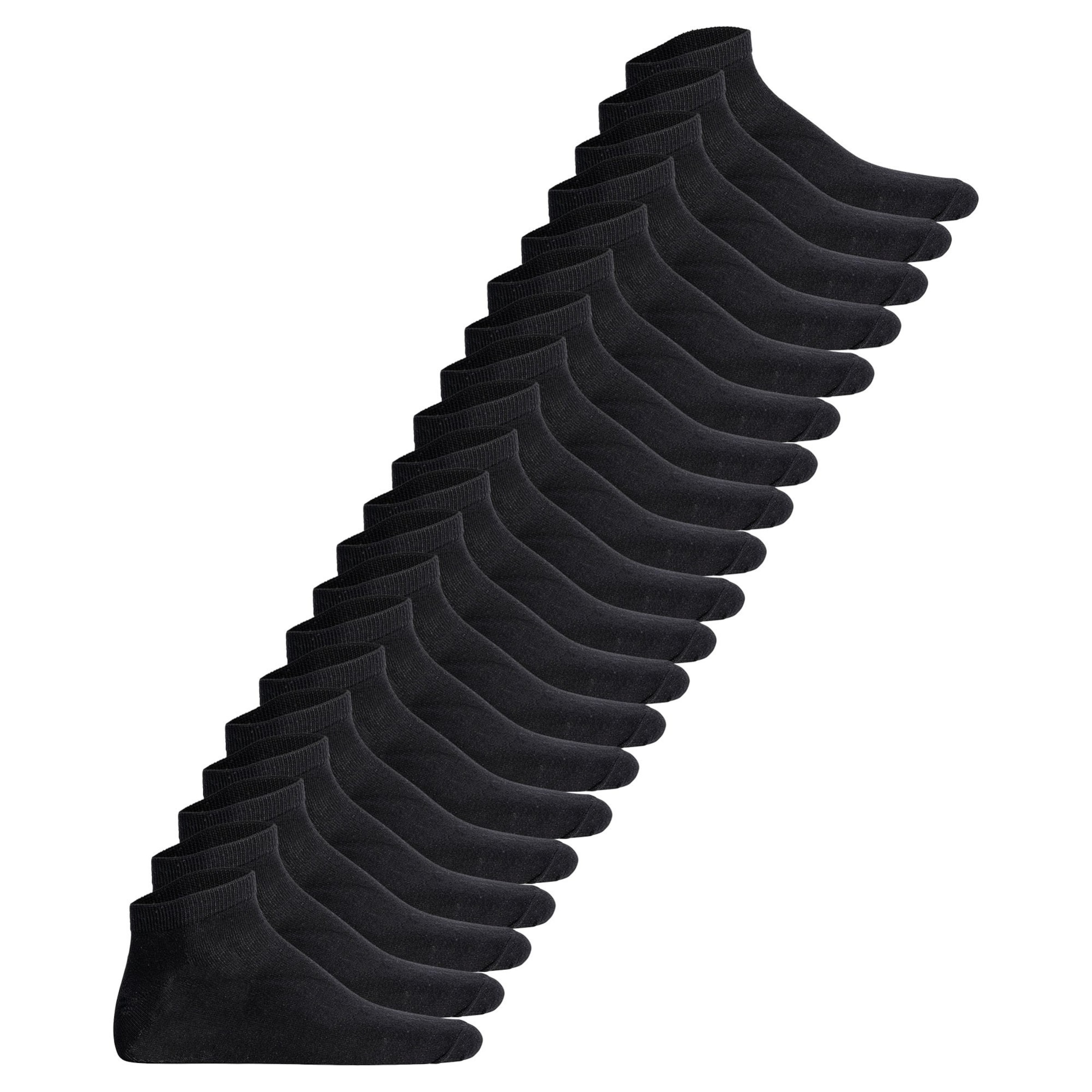 JACK & JONES Chaussettes en 41-46 en noir, Vue avec produit