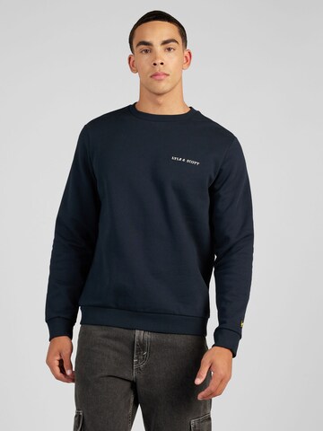 Lyle & Scott Sweatshirt in Blue: front