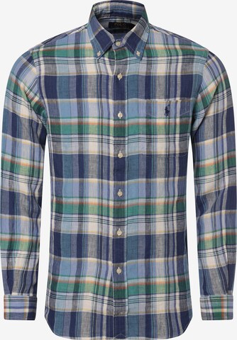 Polo Ralph Lauren Regular fit Button Up Shirt in Blue: front