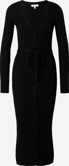 EDITED Gebreide jurk 'Gwenda' in de kleur Zwart, Productweergave