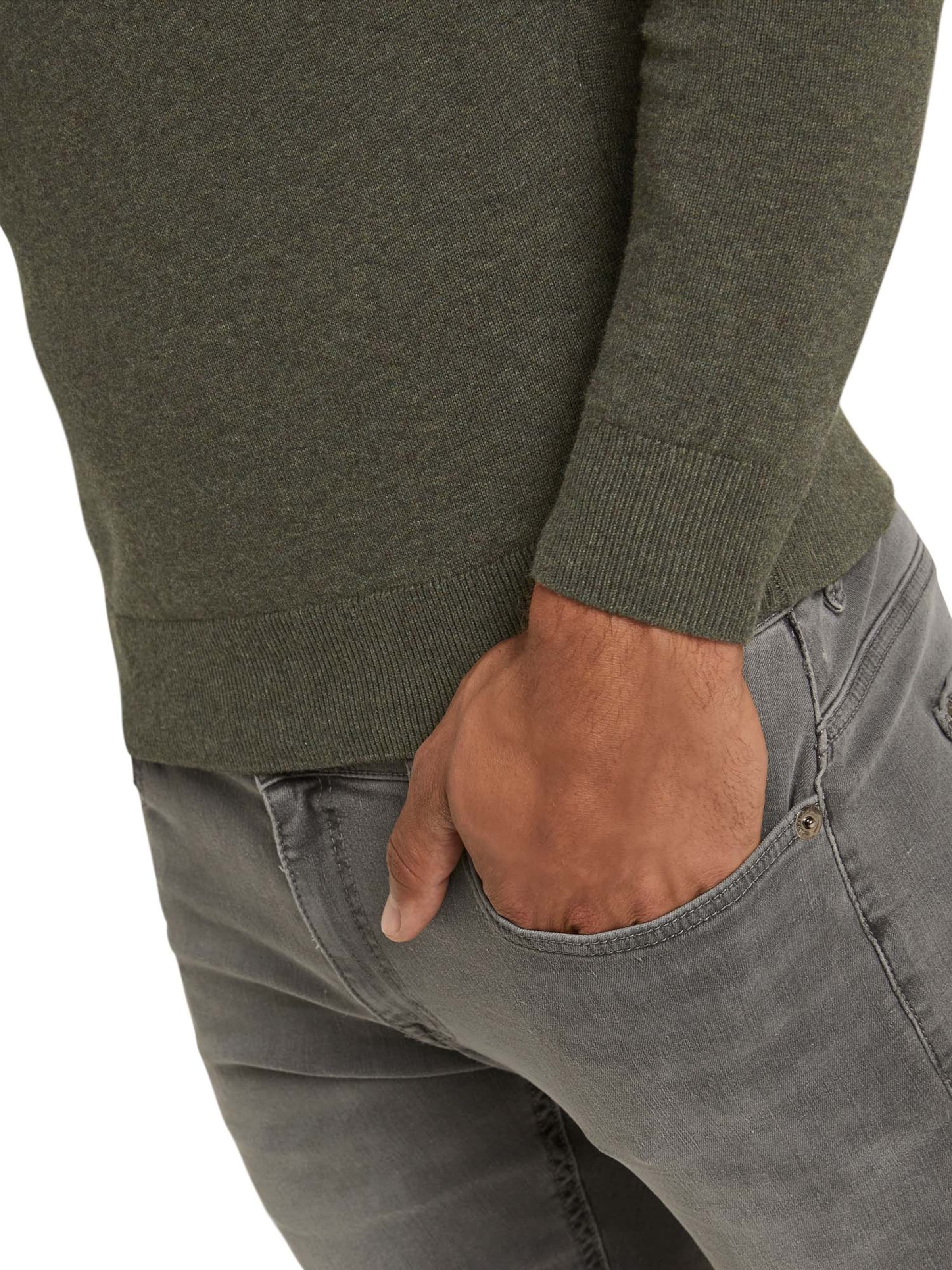 TOM TAILOR Klasický střih Svetr – zelená