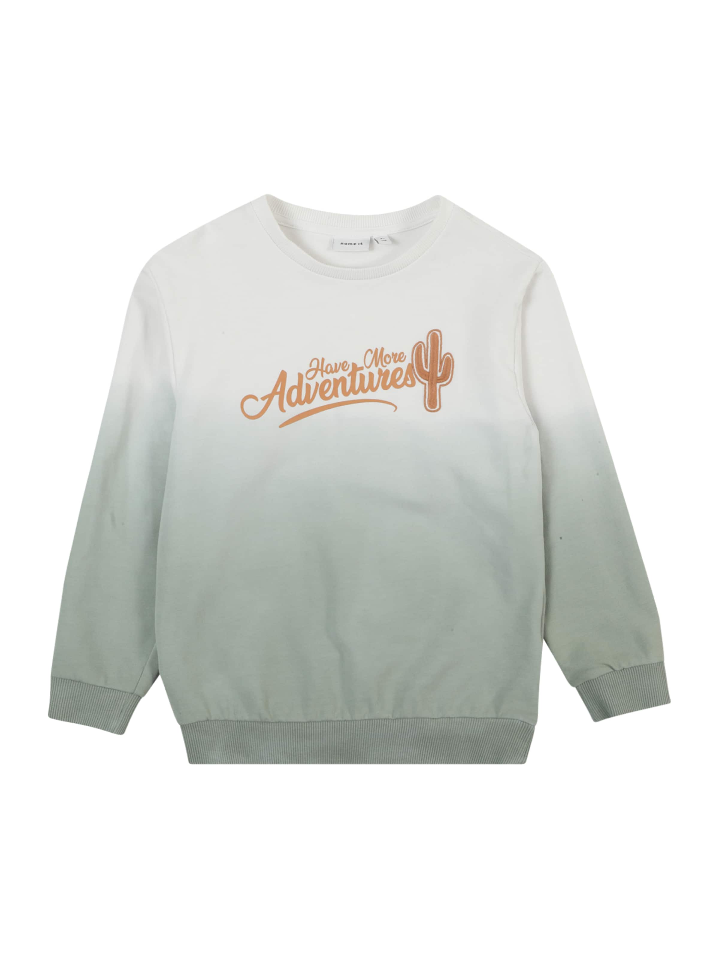 Bluză de molton 'NMMHAKKI' de la NAME IT pe gri: față