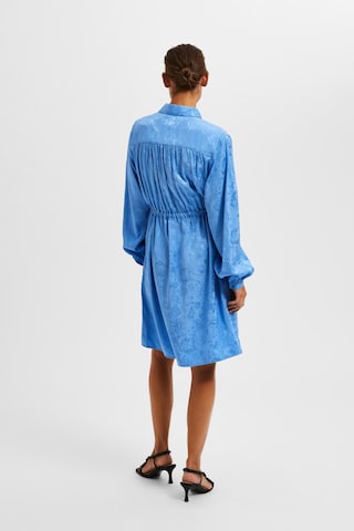 Robe-chemise SELECTED FEMME en bleu